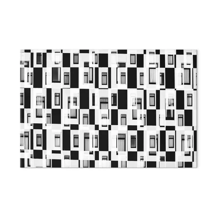 Door het Raam van Abstractie (1-delig) - wereld in zwart-witte kaders