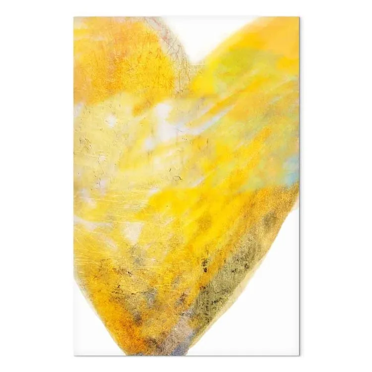 Geschilderd met het hart (1-delig) - Kunst van liefde in gele tint