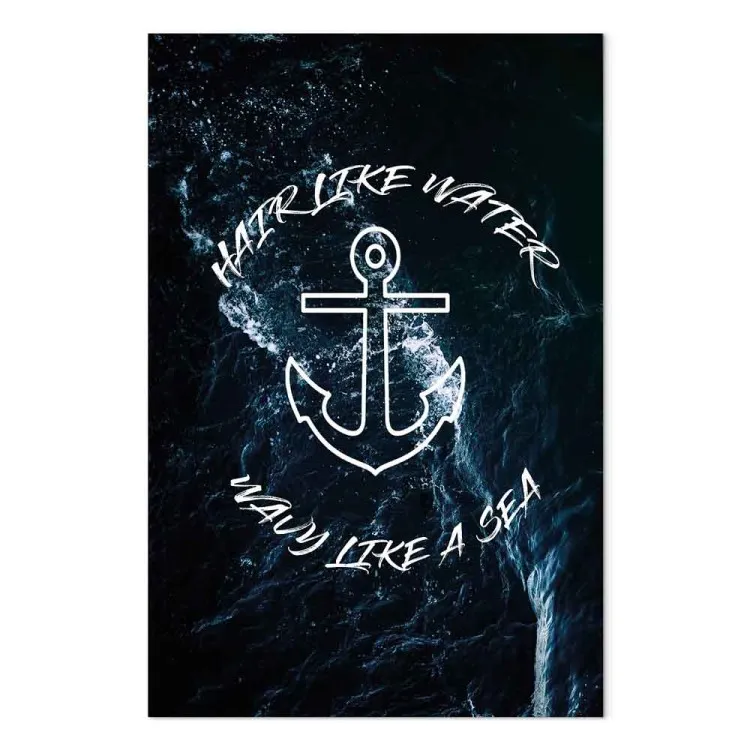Hair like Water, Wavy like a Sea (1 Part) Vertical