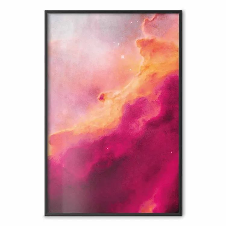 Roze Nevel - abstract landschap van de lucht met een achtergrond van kleurrijke wolken