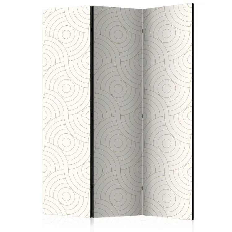 Rolletjes (3-delig) - geometrische vormen op een achtergrond in beige tinten