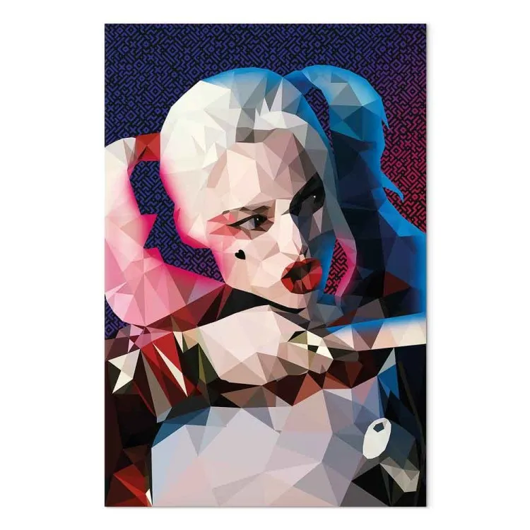 Een beroemde heldin - een kleurrijk portret van een jonge vrouw
