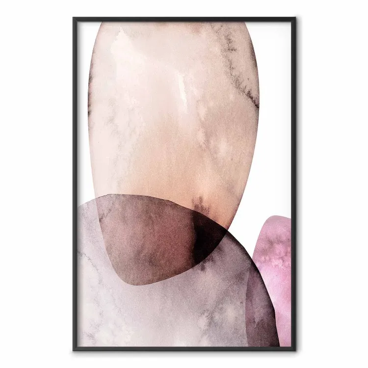 Transparante steen - abstracte doordringende steentexturen