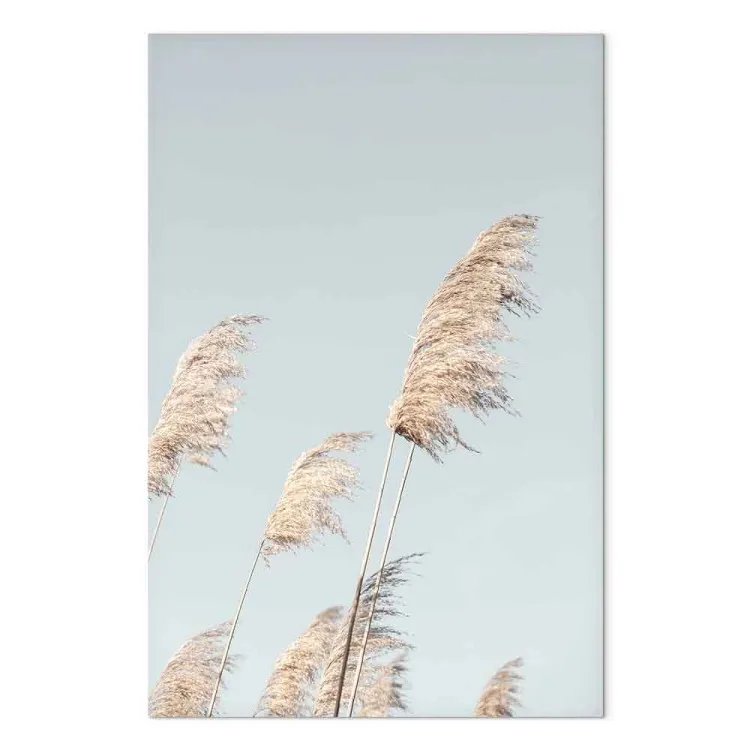 Vluchtige veer (1-delig) verticaal - weidelandschap in boho-stijl