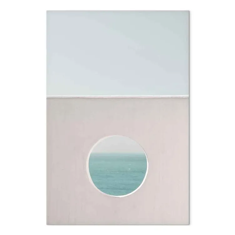 Circulair horizon (1-delig) verticaal - zeelandschap