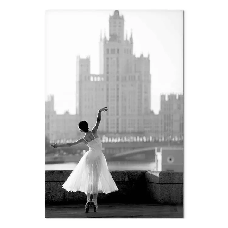 Dansen langs de rivier (1-delig) verticaal - stadsfoto met vrouw