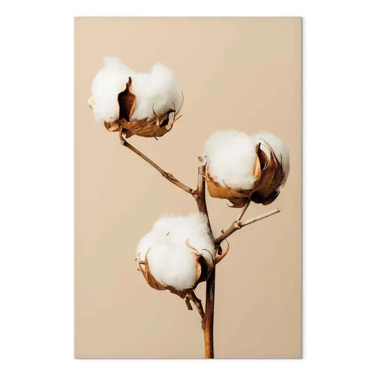 Zachte verzadiging (1-delig) verticaal - witte bloem in boho-stijl
