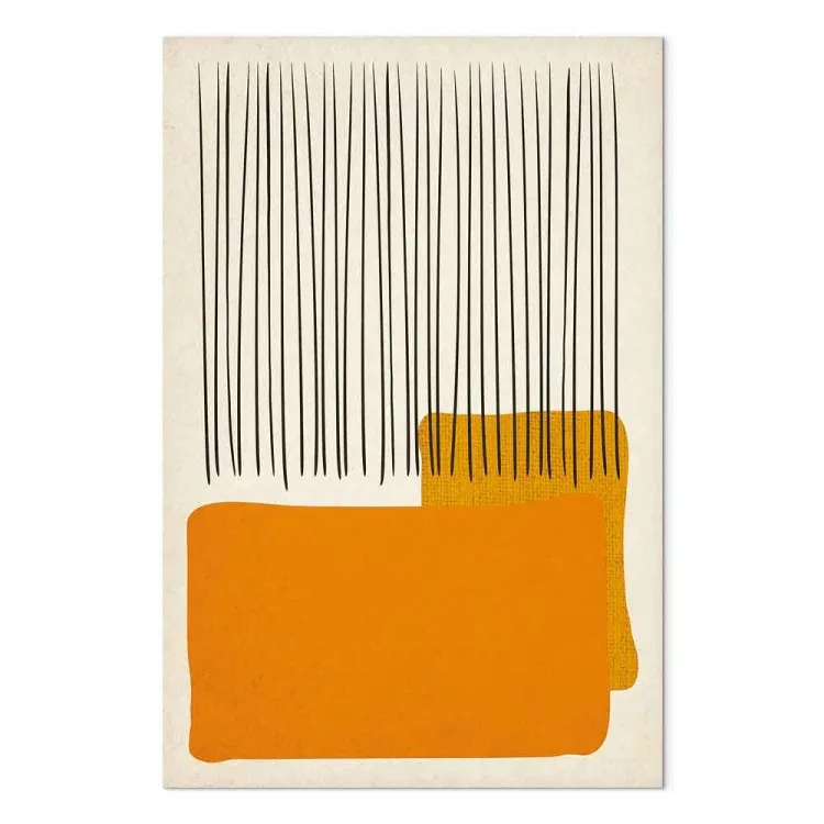 Abstracte strepen - kunstwerk in Japanse stijl