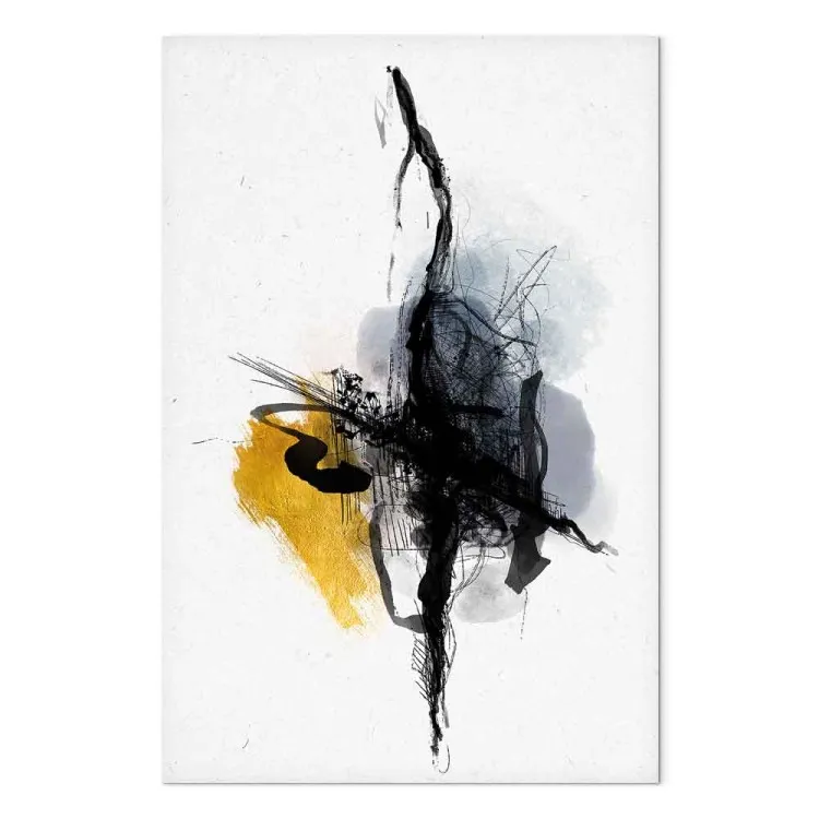 Woeste stroom (1-delige) verticaal - artistieke abstractie