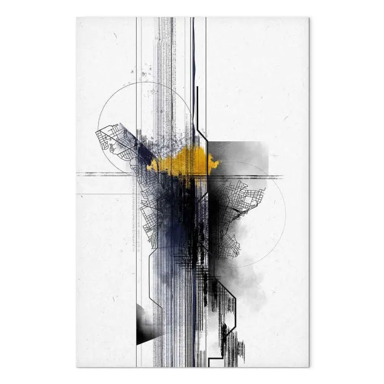 Sentimentele reis (1-delige) verticaal - industriële abstractie