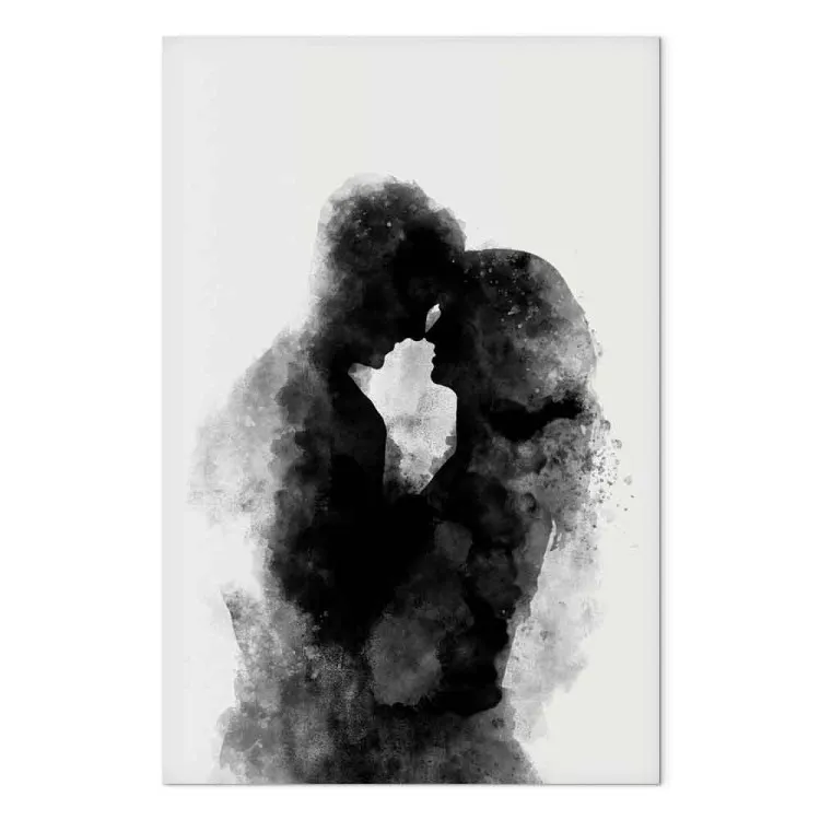 Herinnering aan een kus (1-delige) verticaal - abstracte mensen