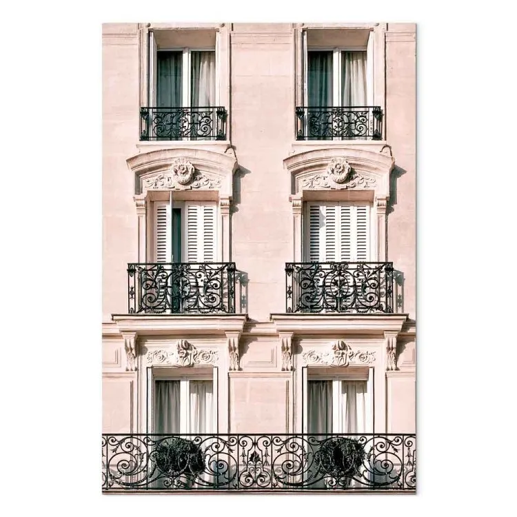 Parijse luiken - een foto van de architectuur van de Franse hoofdstad