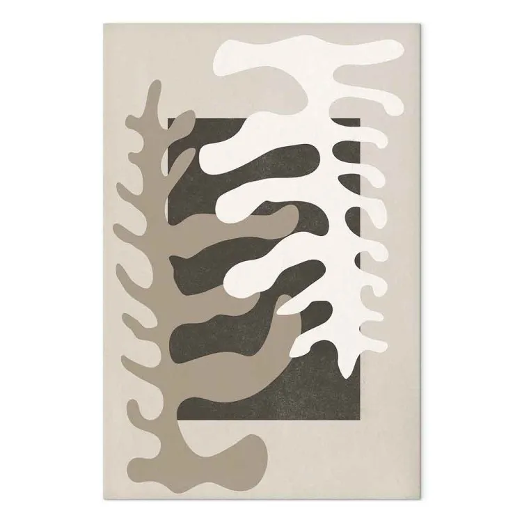 Dansende bloemen Matissa - abstract bloemenmotief in boho-stijl