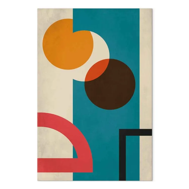 Kleurrijke geometrie - abstractie met kleurrijke figuren