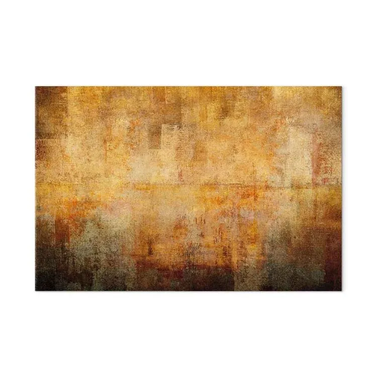 Kracht van gedachten (1-delige) breed - abstracte oranje textuur