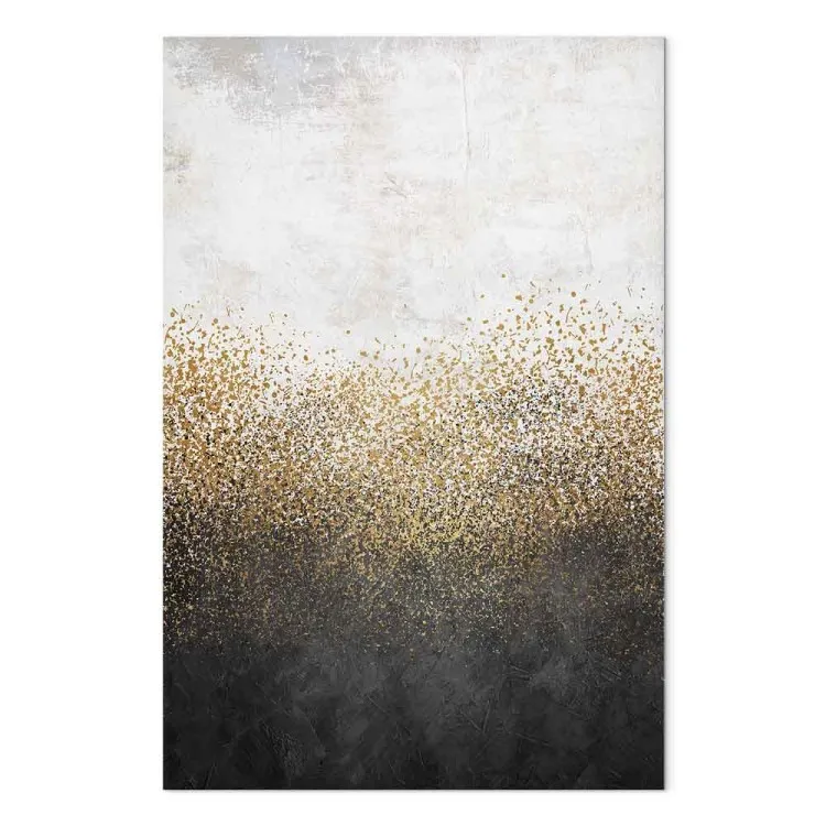 Los goud (1-delig) verticaal - Abstract gouden textuur