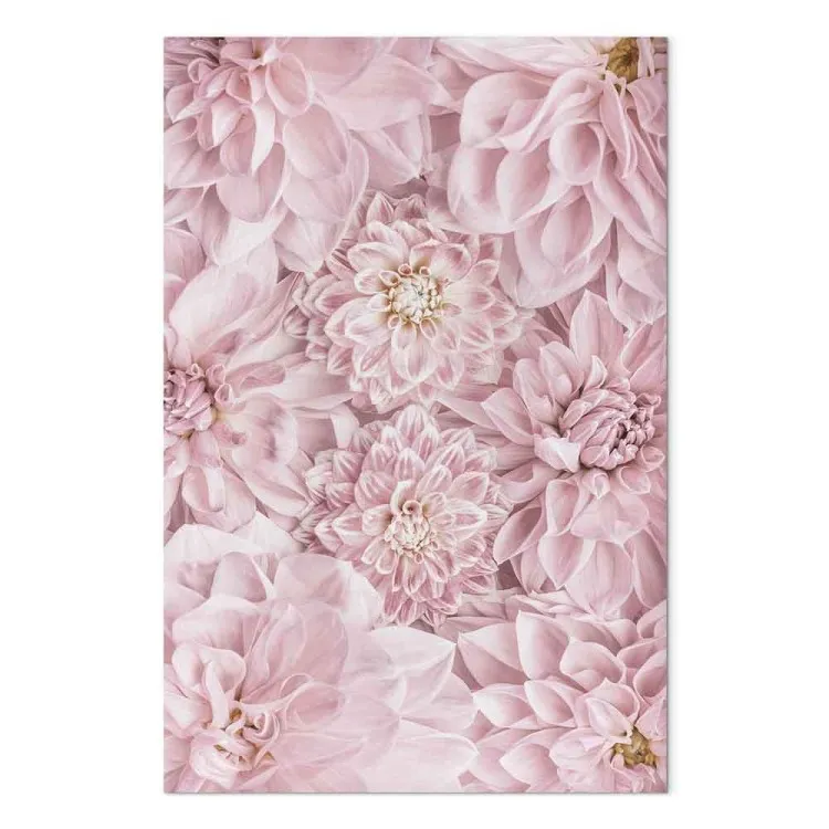 Bloemenhoofdtooi - een boeket verse, roze planten