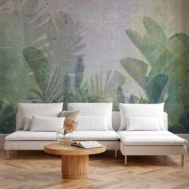 Banana Plantation in the Jungle - exotisch plantmotief met groene bladeren