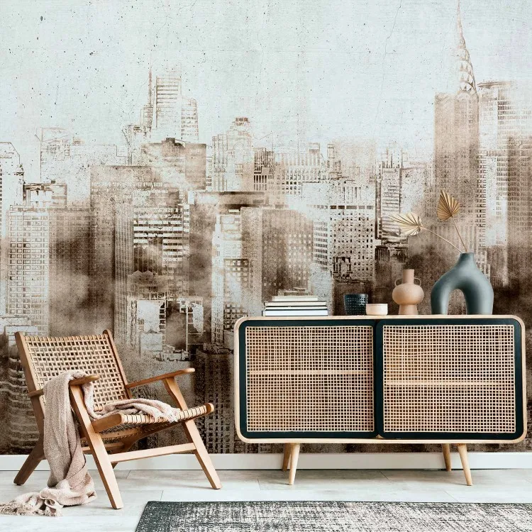 Wolkenkrabbers - een abstract thema met de architectuur van een stad