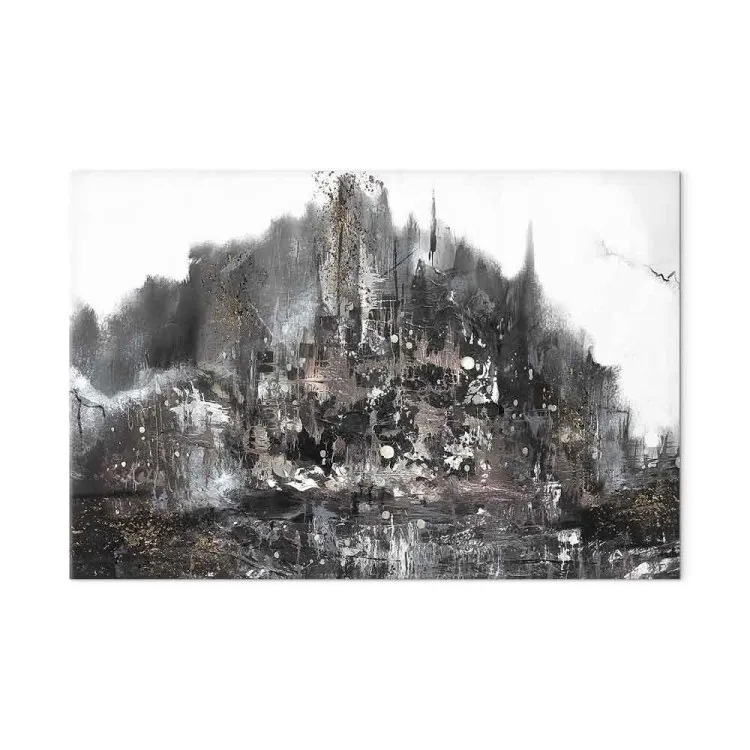 Monoliet (1-delig) breed - abstractie op onregelmatige textuur