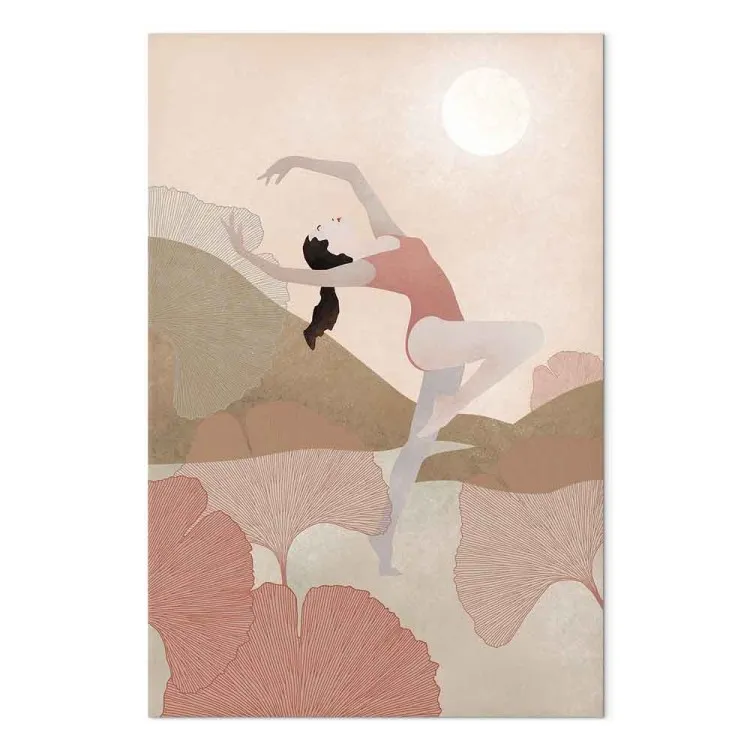 Dans van vreugde (1-delig) verticaal - figuur van een vrouw in de geest van selflove