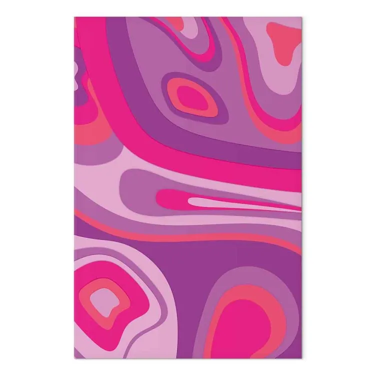 Euforische paars (1-delig) verticaal - abstractie van dopaminehuis