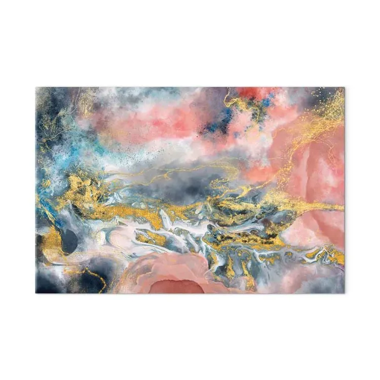 Bedachtzame wind (1-delig) breed - artistieke kleurrijke abstractie