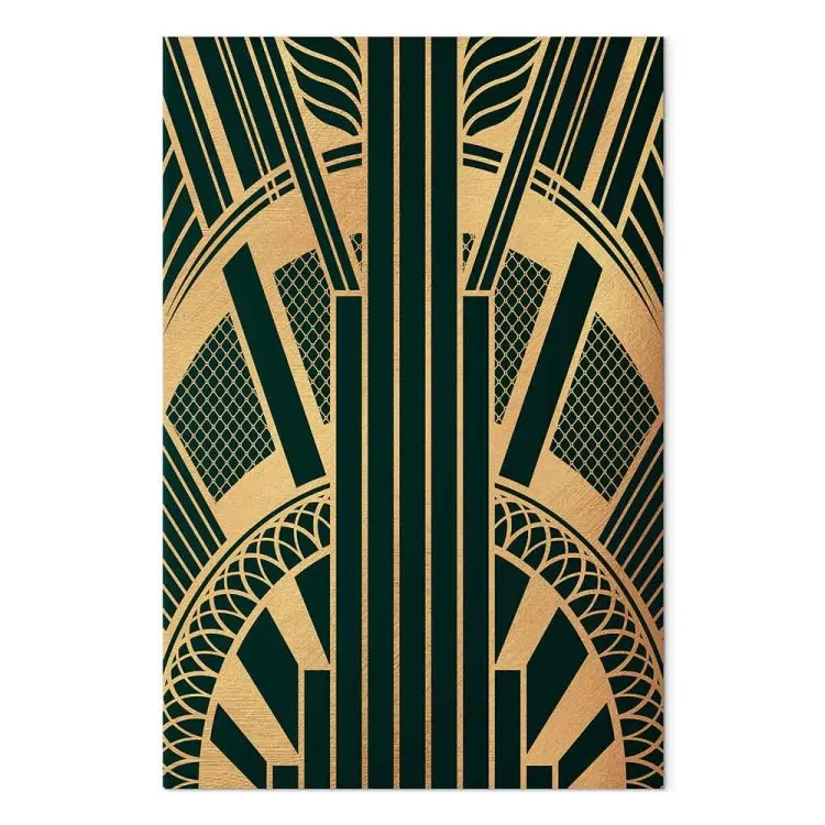 Art Deco wolkenkrabber (1-delig) verticaal - geometrische abstractie
