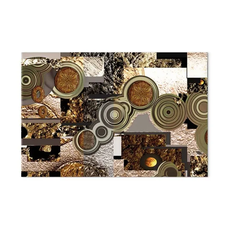 Abstractie in Ornamenten (1-delig) - Gouden motieven naar Klimt