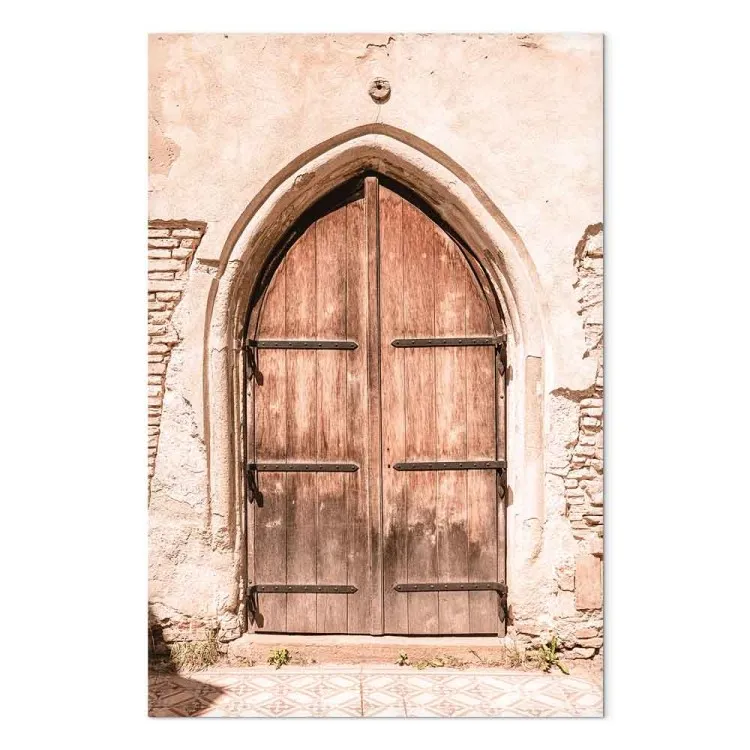 Mysterieuze poorten (1-delig) - Stadslandschap met een houten poort