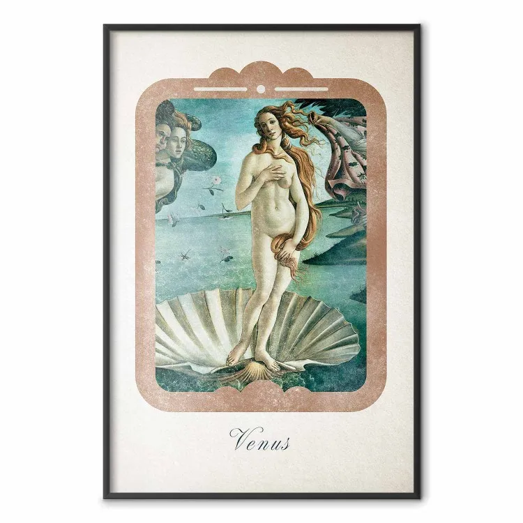 Venus - fragment van een schilderij van Sandro Botticelli