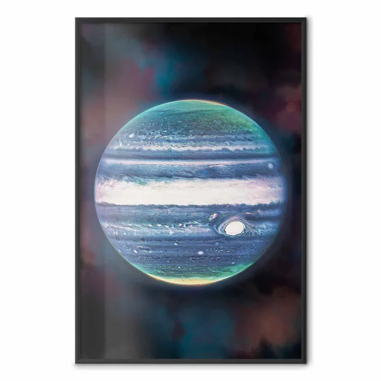 Jupiter de planeet - close-up van Jupiter in de ruimte en zijn aurora's