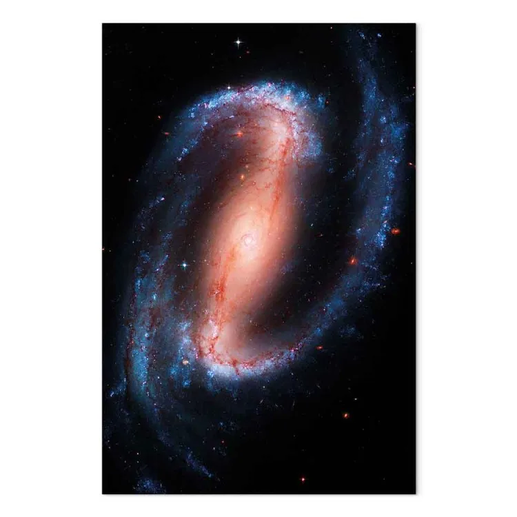 Spiral Galaxy - Stars in Space as Seen through a Telescope