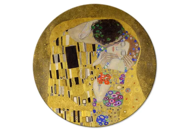 Kus - Gustav Klimt - een verliefd stel in een hartstochtelijke omhelzing