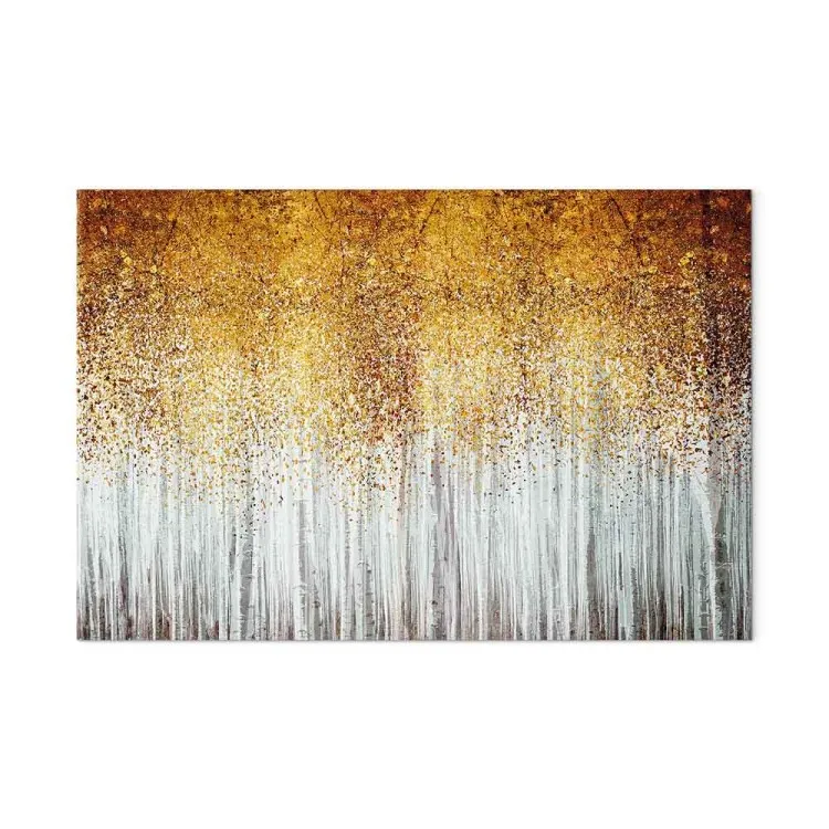 Autumn Park - Abstract Graphic With Trees in Golden Colors