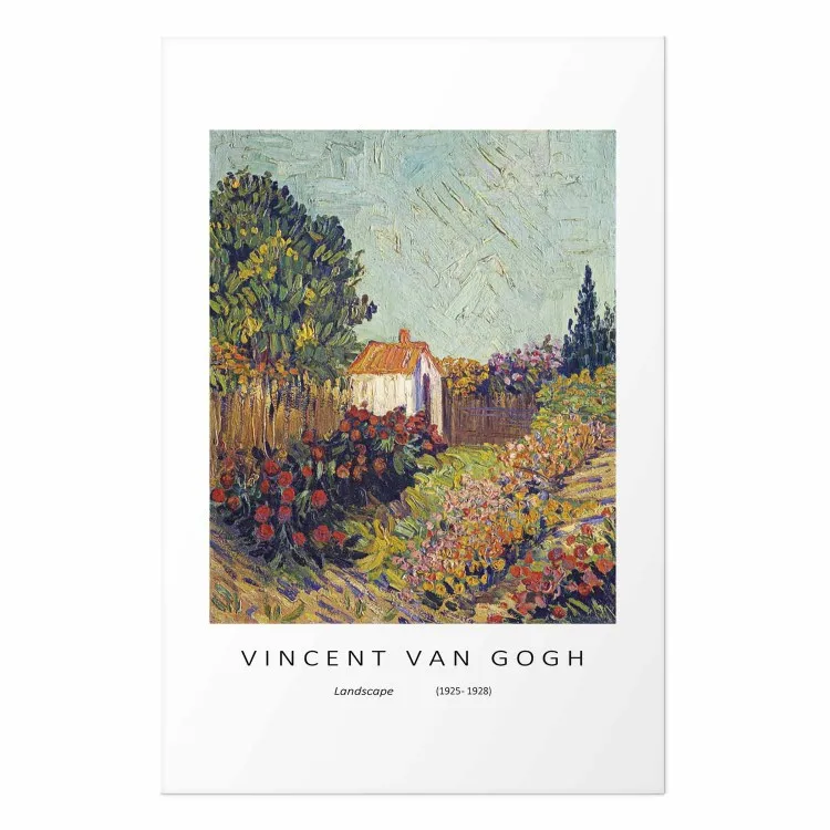Landschap - reproductie van Vincent van Gogh in een moderne uitgave