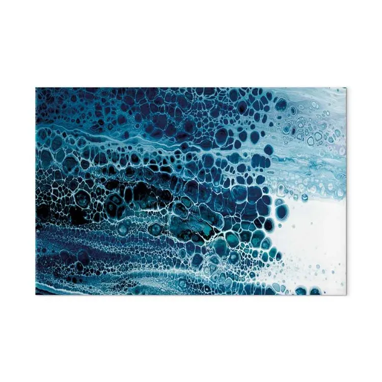 Cold Abstraction - Natural Structure in Blue Colors