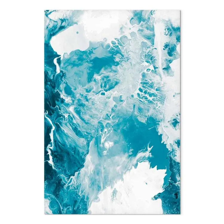 Abstract Blue - Marine Colors Reminiscent of Marble