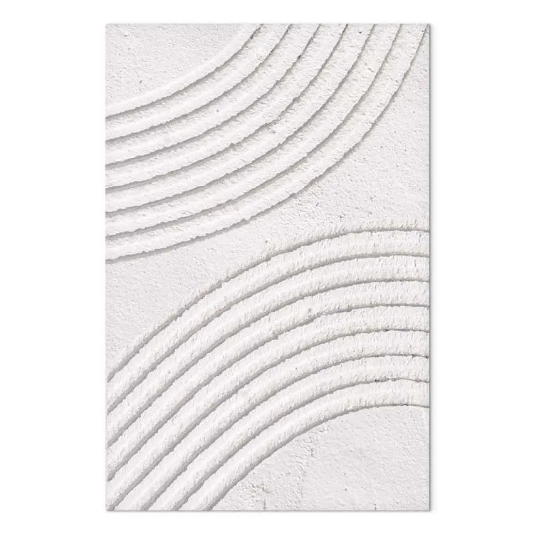 Structural Patterns - Rounded Elements Carved in Cement