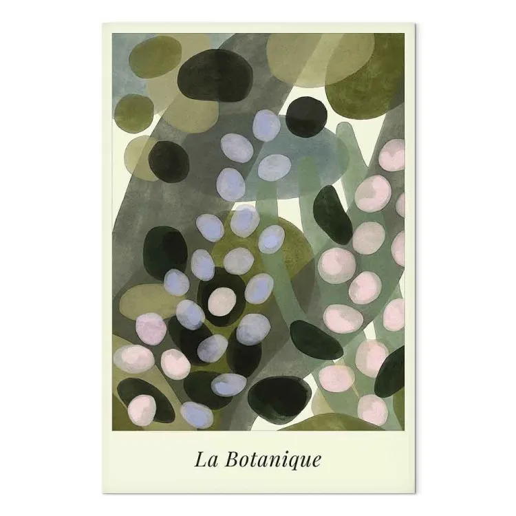 Abstract Meadow - Stains Painted With Watercolor in Shades of Green