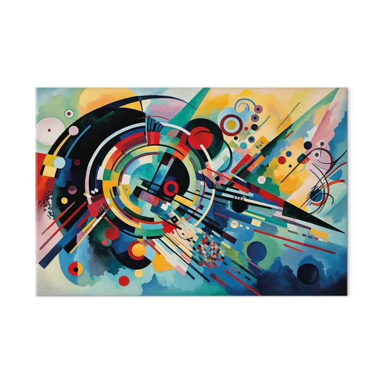 Color Detonation - Abstraction Inspired by Kandinsky’s Style