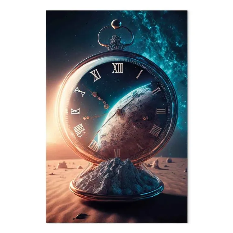 Planetary Clock - Abstraction With a Time and Space Motif