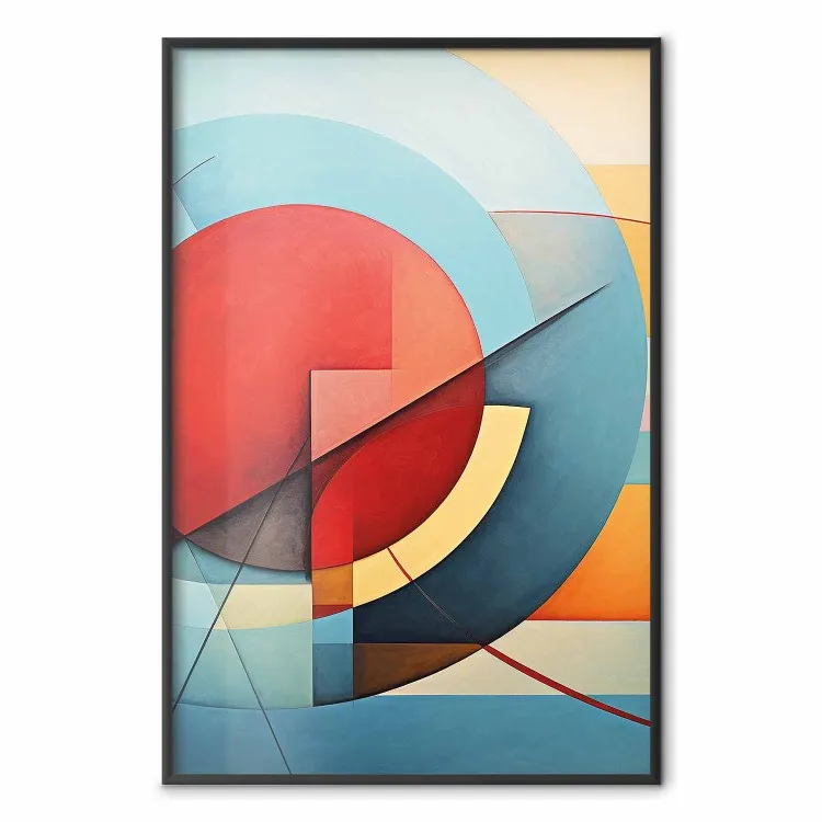 Deconstructivisme - geometrische compositie in de stijl van Kandinsky