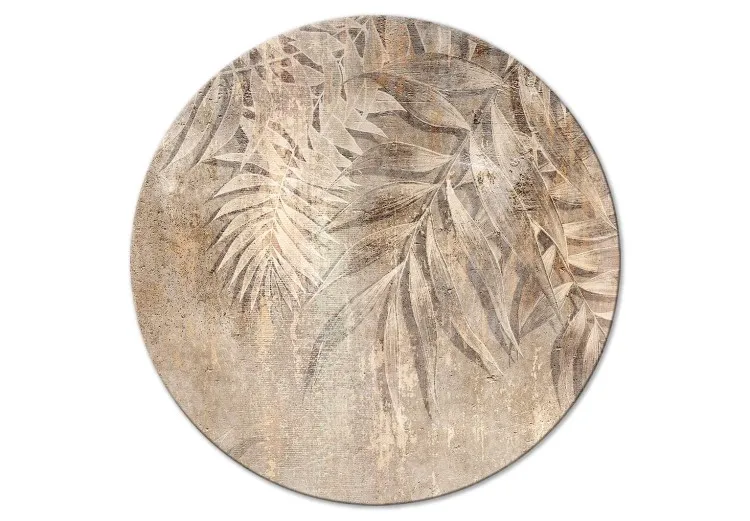 Palmschets - bruine plant compositie met grote bladeren