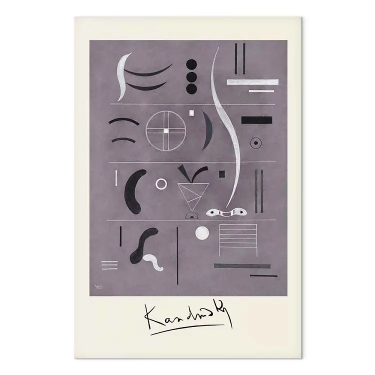 Four Parts - A Structural Composition Created by Kandinsky